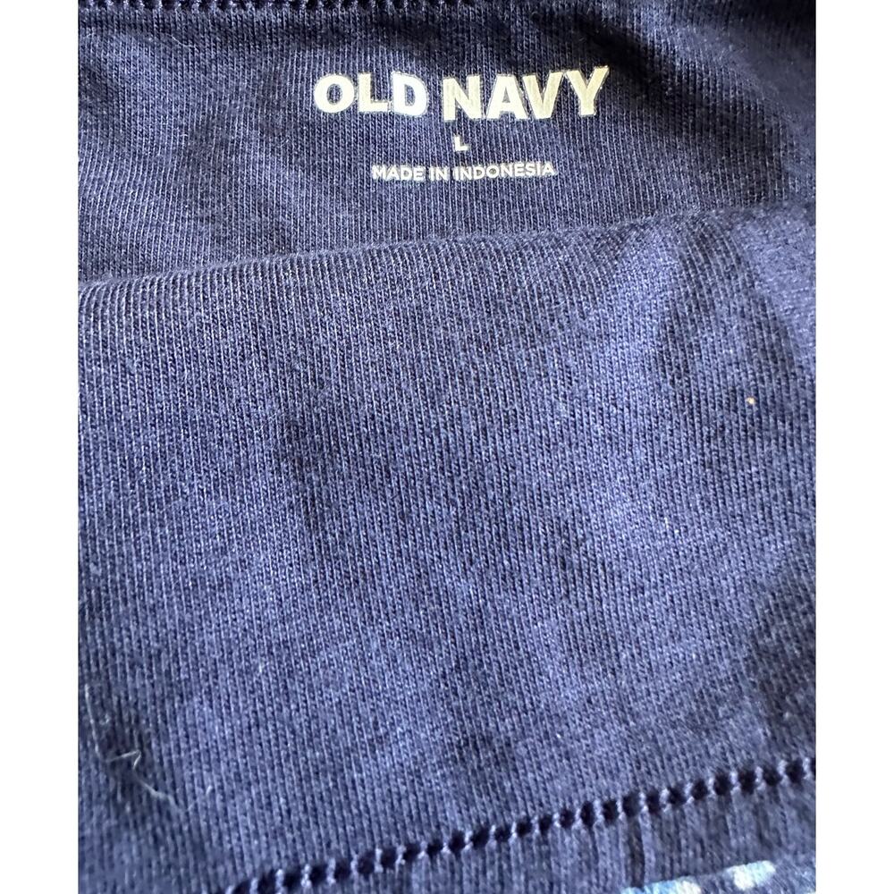NWT Old Navy Floral Bodysuit Navy Blue Adjustable Strap Tank Size L - Picture 5 of 8